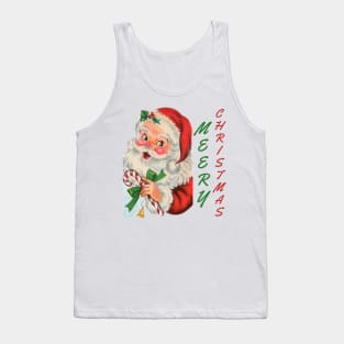 retro vintage pink santa claus Tank Top